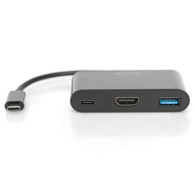 Переходник USB-C to HDMA 2xUSB Digitus (DA-70855) Винница - изображение 4