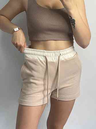 Шорты трикотажные женские Пудровый M/L Харьков