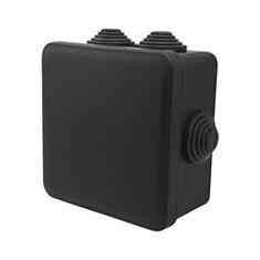 Коробка розподільча РК2 зовнішня чорна 75*75 Харків