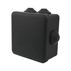 Коробка розподільча РК2 зовнішня чорна 75*75 Харків - фото 1