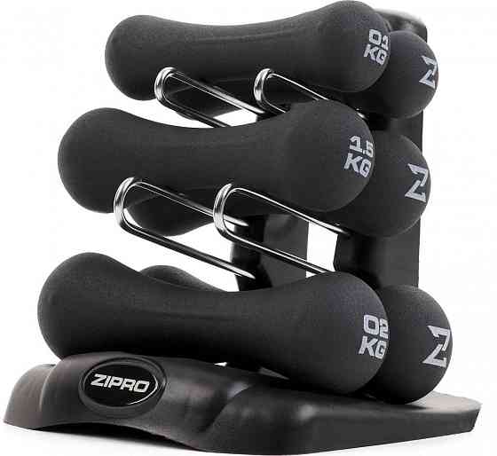 Набір неопренових гантелей Zipro вагою 9 кг Київ