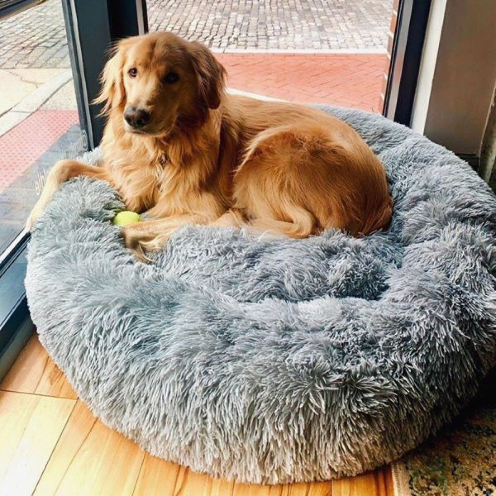 Лежанка для котів і собак Incor «Ворс» сіра L (60см) Київ - фото 7