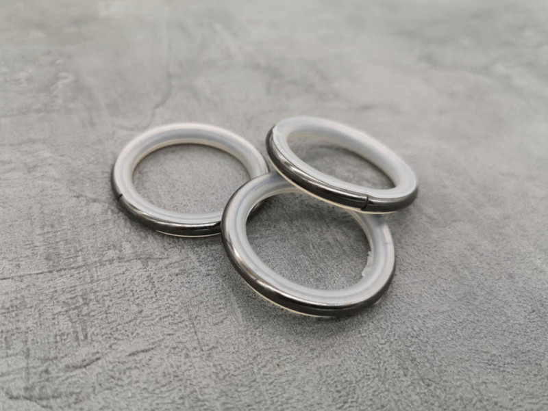 Кільце для карнизу Orvit 19 мм тихохідне металеве (30 х 37) х 3,5 мм ОНІКС (00-00015511) Львів - фото 2