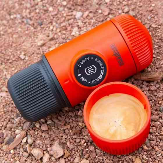 Эспрессо-кофеварка Wacaco Nanopresso 18 бар 80мл с чехлом Красный Винница