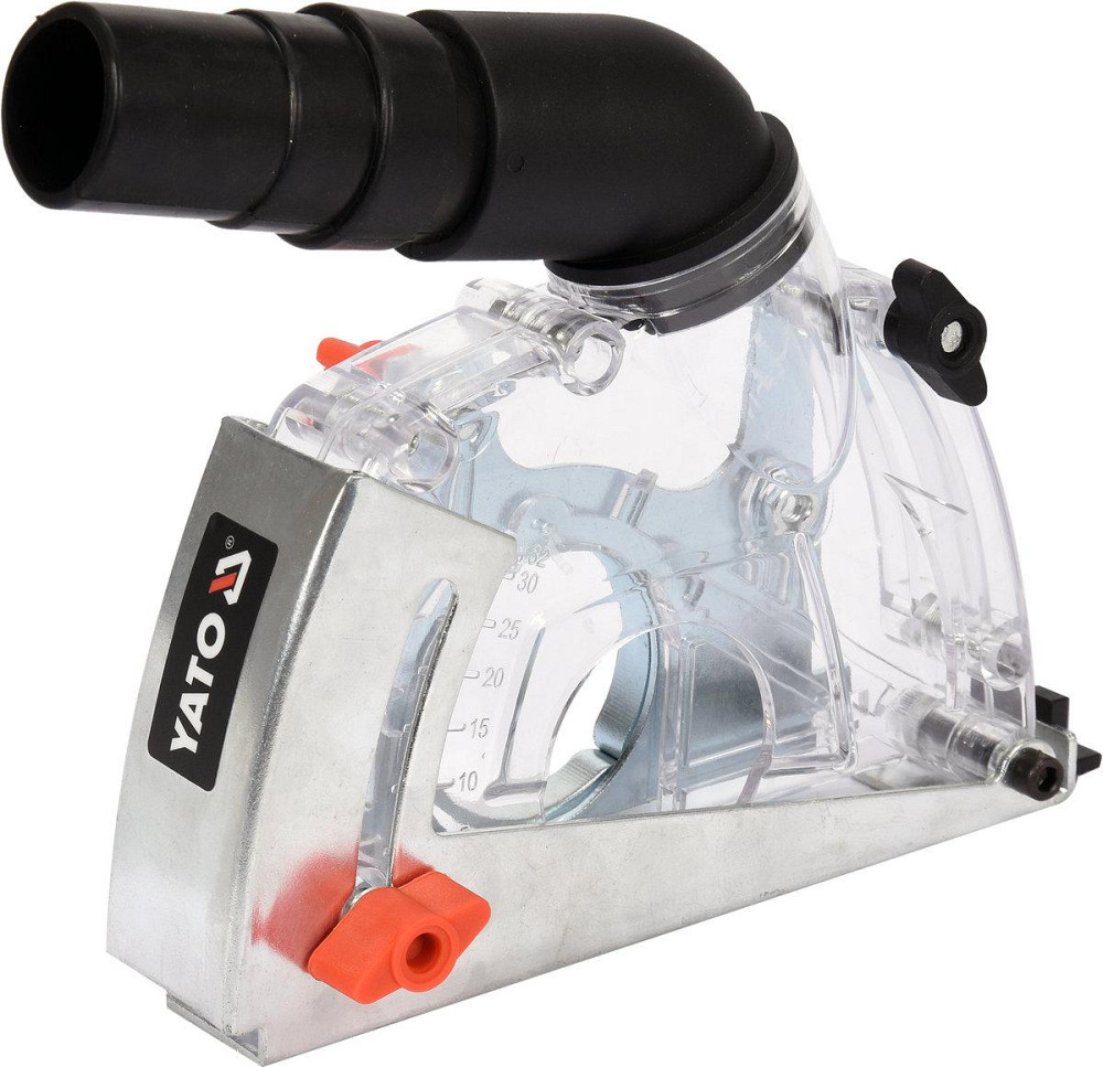 Кожух пылезащитный к УШМ для резки YATO: на диск Ø115/125 мм, глубь реза- 32мм, зона действия- 28-36мм Одесса - изображение 1