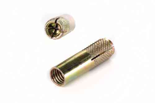 Дюбель забивной стальной М 6/ 8*25 цинк жёлтый (ящ. 4000 шт.) APRO Ровно