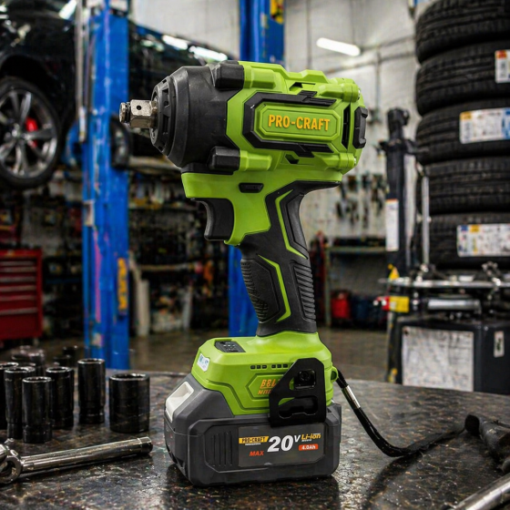 Гайковерт акумуляторний Procraft PWA18,Безщітковий гайковерт 1/2 550 Нм без АКБ та ЗП Львів