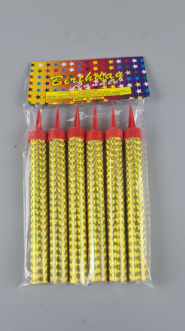 Фонтан для торта (холодний фонтан), 12 см. по 6 штук в упаковці (1 пачка) Харків - фото 1