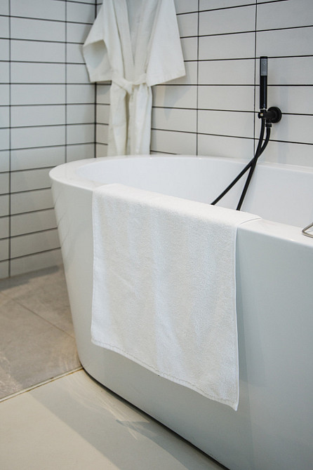 Ecotton Килимок махровий Ecotton 50х70 см 650 гр./м рушник для ніг білий для ванної кімнати Киев - изображение 4