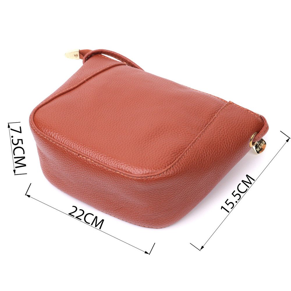 Небольшая женская сумка через плечо из натуральной кожи Vintage 22300 Коричневая Киев - изображение 3