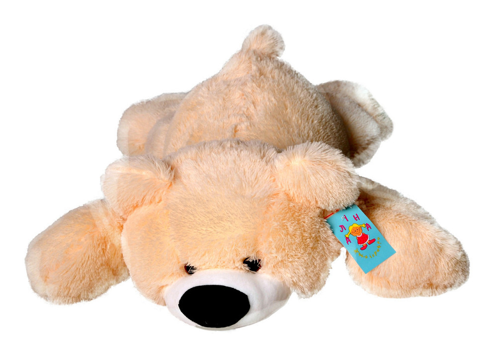 Плюшевый Мишка Алина Умка 55 см персиковый Киев - изображение 3