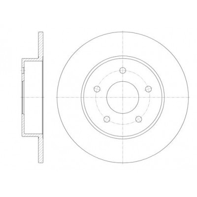 Гальмівний диск REMSA 6820.00 Вінниця - фото 1