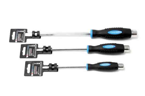 Викрутка силова магнітна «Profi» S2 SL5.5х125мм, на пластиковому тримачі Одеса