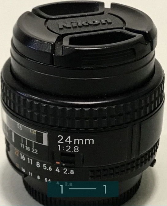 Объектив Широкоугольный : NIKON AF NIKKOR 24mm. 1:2.8. Киев - изображение 1