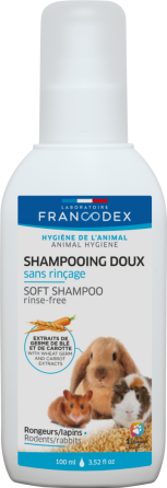 М'який шампунь для гризунів/кроликів Francodex (Франкодекс) без змивання, 100 мл Київ