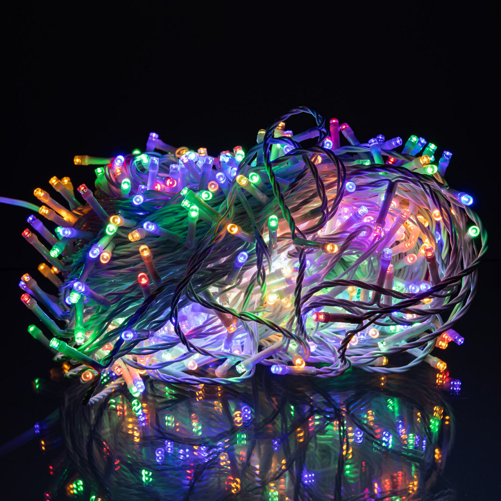 Garlando Гірлянда Різдвяна фея вулична 50 м 500 LED білий провід Мультиколір CF500L50MWML Коломия - фото 1