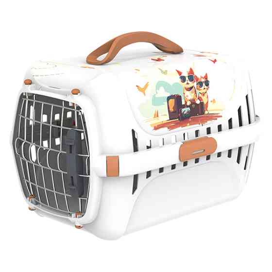 Moderna Trendy Runner Indy&Louise МОДЕРНА ІНДІ та ЛУЇЗА переноска з металевими дверцятами та замком для котів, 50х32х34.5см Київ