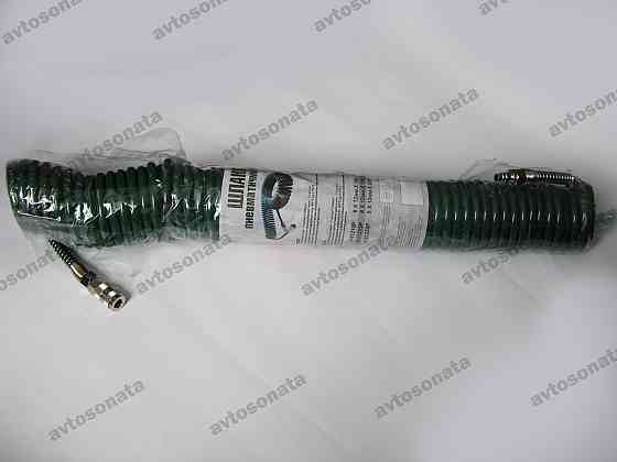 Шланг спіральний для пневмоінструменту 8*12мм*20м із перехідниками (V-81220Р) Вінниця