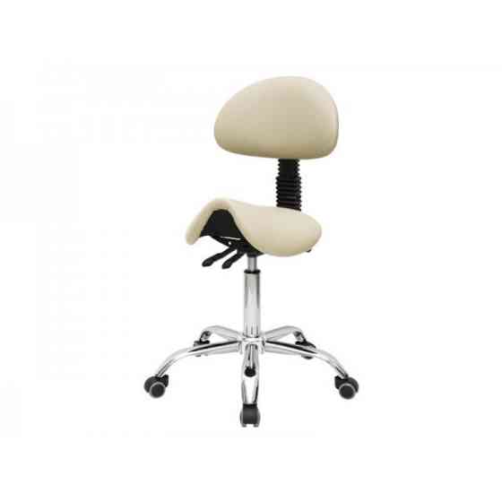 Стул-седло для мастера мод. 1037-3 (2 регулировки) (Цвета в ассортименте) Киев