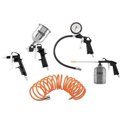 Набор инструментов Neo Tools пневматических, для окрашивания. 5 ед. (14-699) Винница