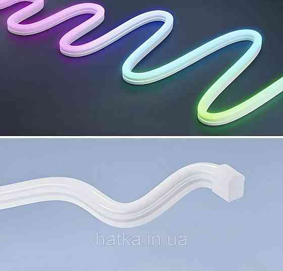 Розумна гнучка LED Neon RGB стрічка 5 метрів Київ