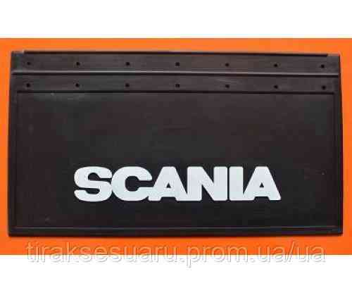 Брызговик задний Scania 650х350 рельефная надпись Бризговик задний с надписью Скания 650х350 Луцк