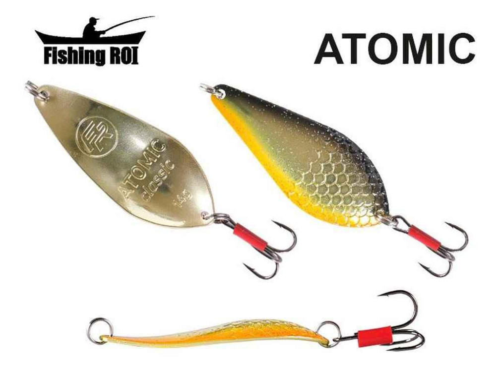 Блешня Atomіс classic 14г 159 615-04-10-159 ТМ FISHING ROI Київ - фото 1