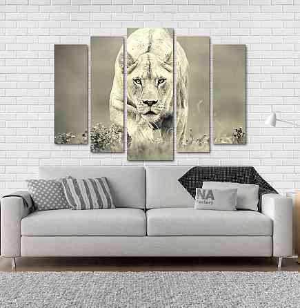 Модульная картина Природа Тигр Art-194_5 Киев