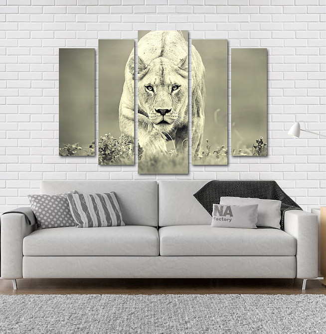 Модульная картина Природа Тигр Art-194_5 Киев - изображение 2