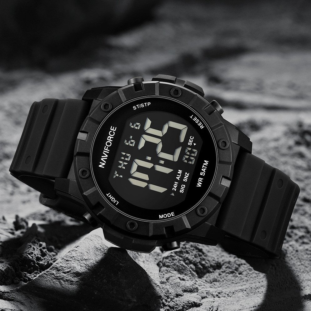 Часы мужские водостойкие тактические Naviforce Professional Черный Винница - изображение 15