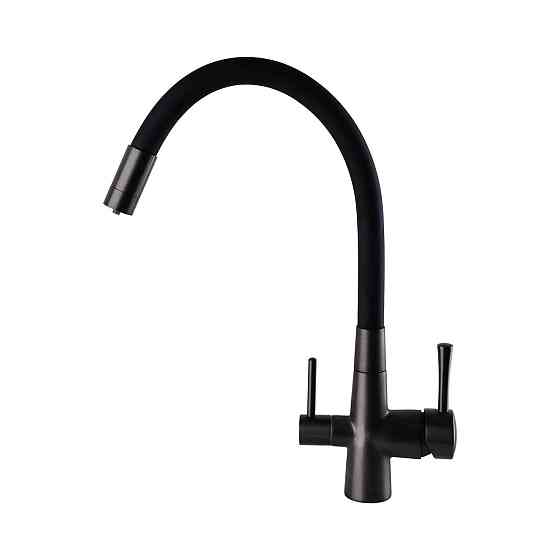 Змішувач для кухні під осмос Globus Lux LAZER GLLR-0903-11-GRAPHITE Київ