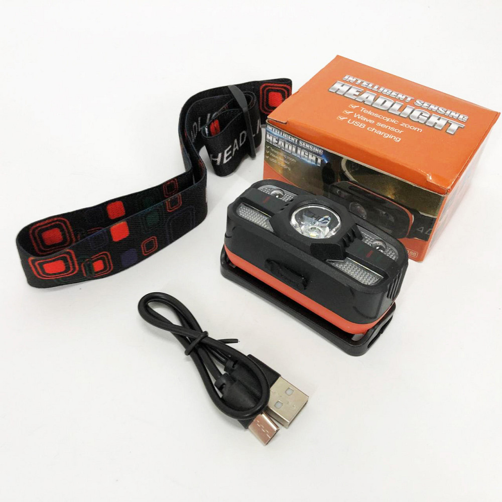 Фонарик на голову с зарядкой WH-0188, XPE+SMD, Аккумуляторный фонарь на голову с зарядным устройством SZ-83 Львов - изображение 7