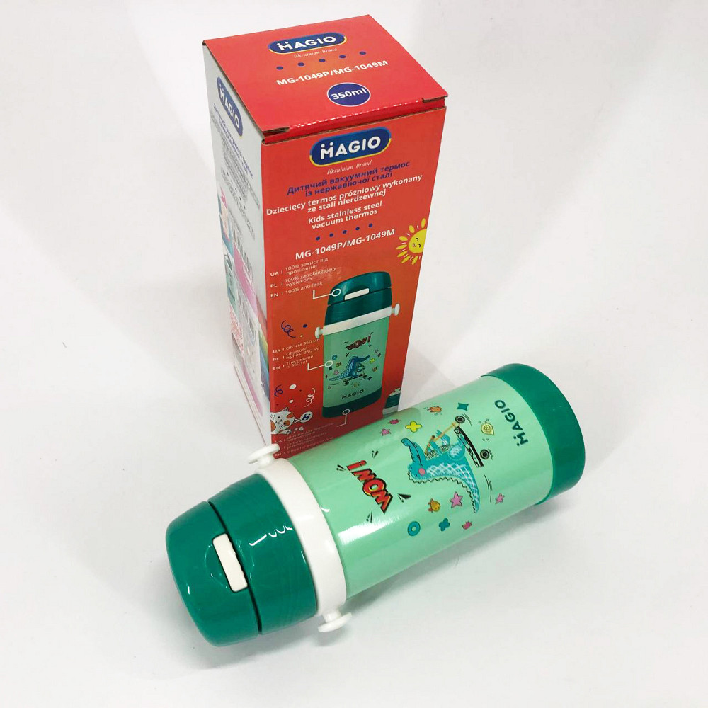 Вакуумный термокружка термос Magio MG-1049M 350 мл, Термос для питьевой воды туристический QT-37 Львов - изображение 2