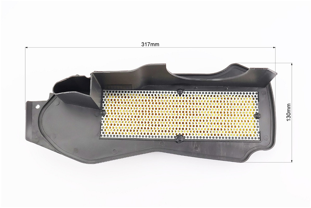 Фільтр-елемент повітряний (пластик) Honda AF61/62 "короткий/широкий - 317*130mm" Бершадь - фото 3