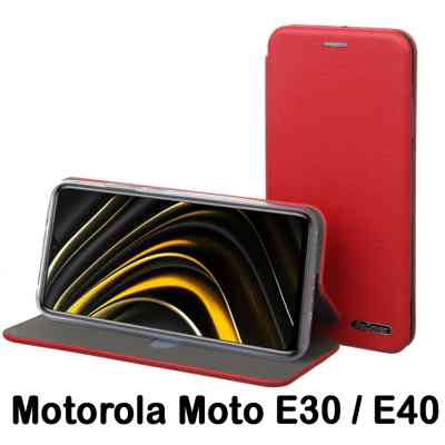 Чехол для мобильного телефона BeCover Exclusive Motorola Moto E30 / E40 Burgundy Red (707906) Винница