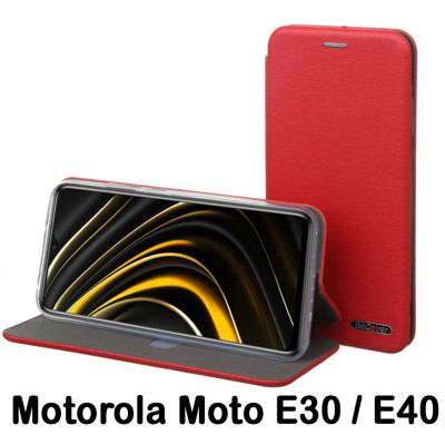 Чехол для мобильного телефона BeCover Exclusive Motorola Moto E30 / E40 Burgundy Red (707906) Винница - изображение 1