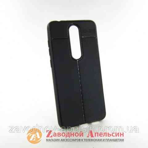 Nokia 5.1 Plus черный чехол строчка Одесса