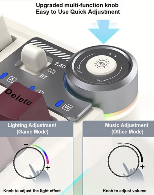 Новая беспроводная механическая клавиатура Aula AU75. Харьков - изображение 1