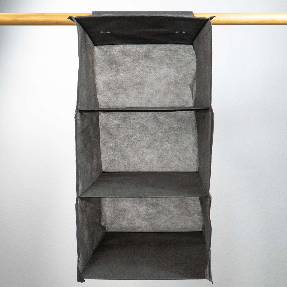 Подвесные полочки органайзер для хранения вещей 62x30x30 см L HP-L (Cерый) Сумы - изображение 3