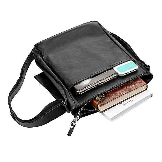 Сумка кожаная Черная (SHVIGEL) Киев