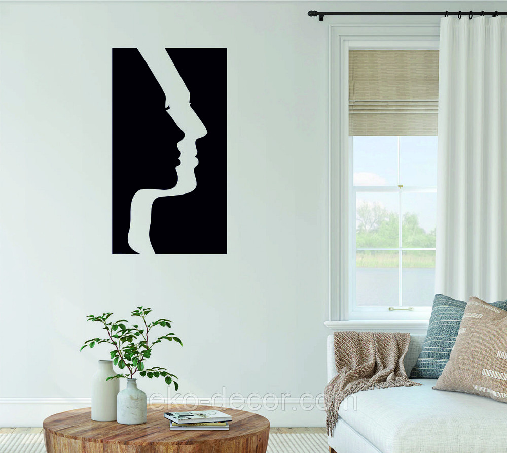 Декоративне настінне Панно «Силует жінки», Декор на стіну Київ - фото 1