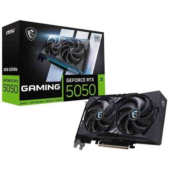 Відеокарта GF RTX 5050 8 GB GDDR6 Gaming OC MSI (GeForce RTX 5050 8G GAMING OC) ( Black ) Харьков