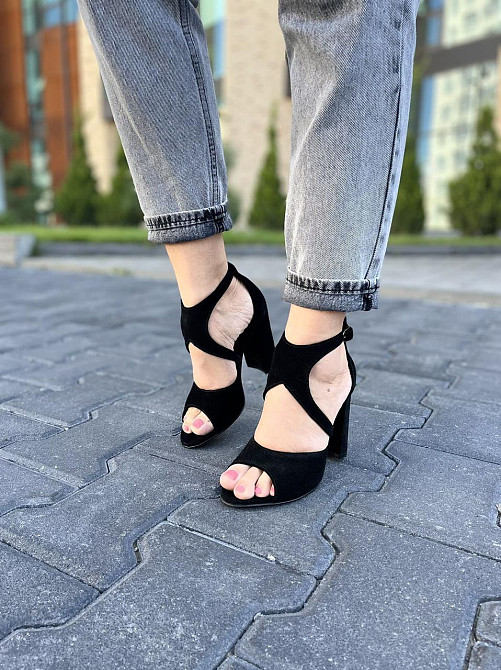 Nivelle Босоніжки жіночі NIVELLE 1858/9510-9544 чорні (літо, замша натуральна) (3710) Коломыя - изображение 3