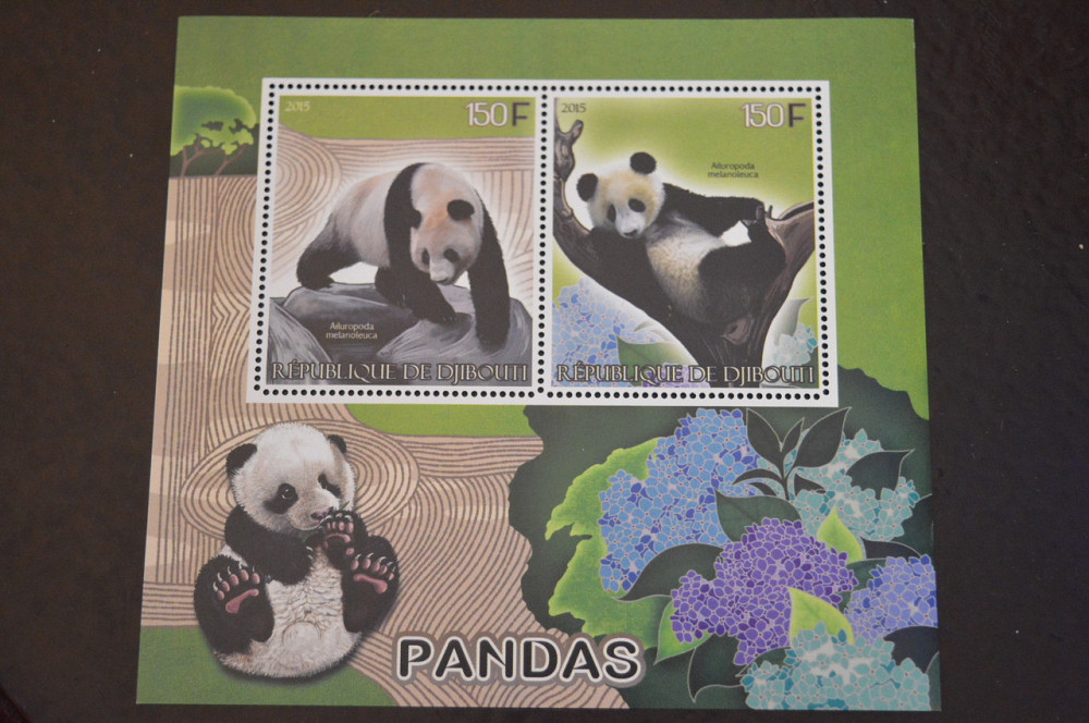 Джибути. Фауна. Блок. 2015 год (В-6) Полтава - изображение 1