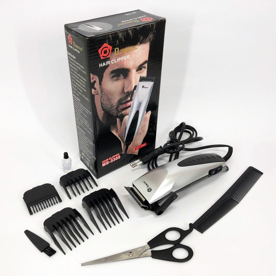 Машинка для стрижки волосся професійна DOMOTEC MS-3305, Електромашинка для волосся CG-70 Львів - фото 16