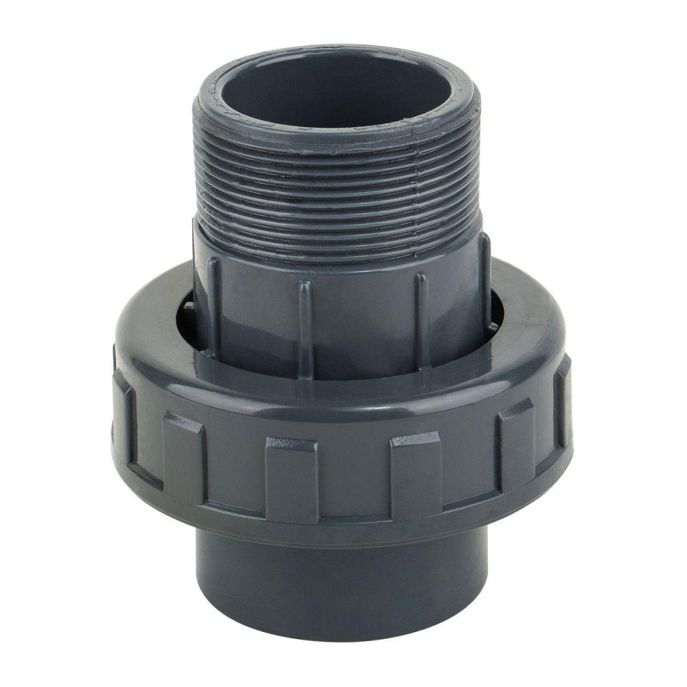 Муфта ПВХ Era UU00250 разборная с наружной резьбой. d50х1-1/2