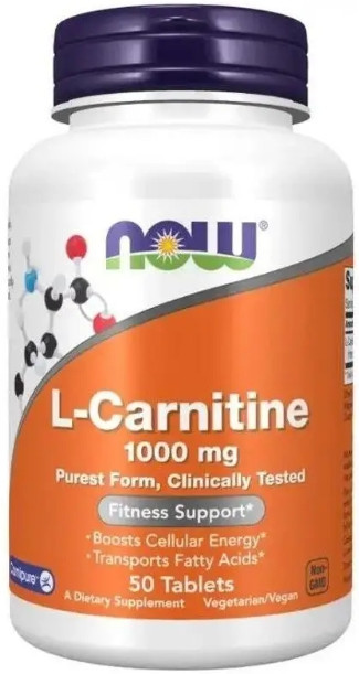 L-карнитин Now Foods L-Carnitine 1000 мг 50 таб Киев - изображение 1