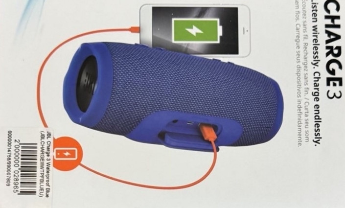 Колонка Акустична JBL Charge 3, Синя! Київ - фото 6