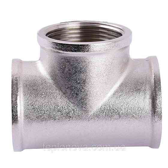 Трійник SOLOMON 3/4| ВВВ нікель 8202 Чернівці