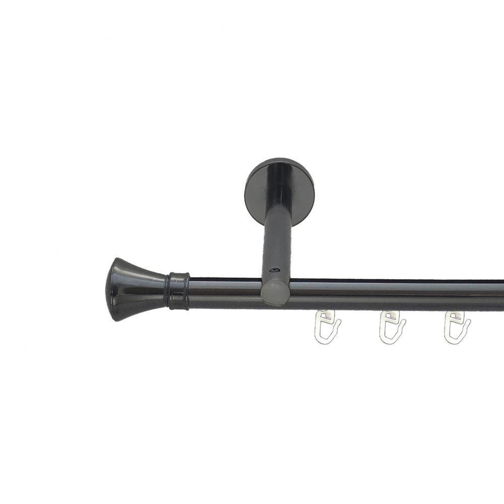 Карниз Orvit Люксор металевий однорядний циліндр+профіль (16 см) профільна труба  Онікс 19 мм 200 см (6678598) Львів - фото 1